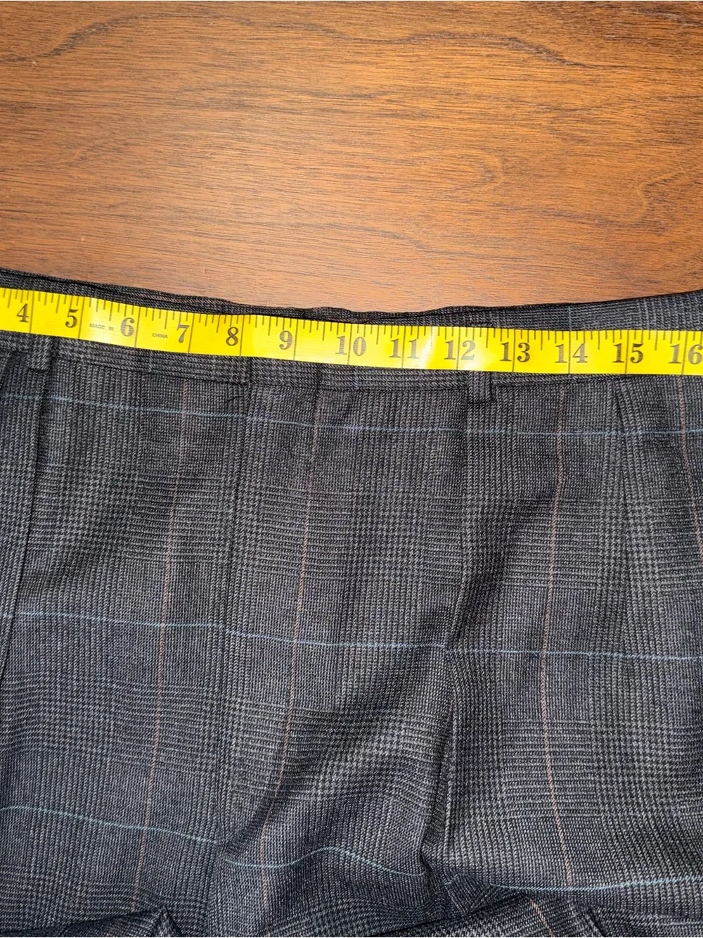 Austin Reed Charcoal Windowpane Suit Set Retro Vintage Bespoke Sports Coat Pants